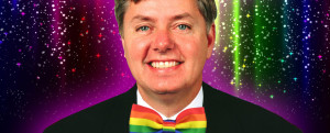 To prove he's not gay Senator Graham opposes LGBT rights in the new immigration bill.