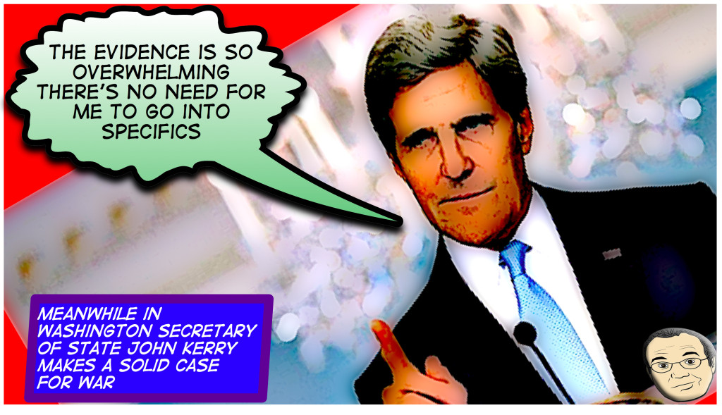 John Kerry appeared on Meet The Press Sunday