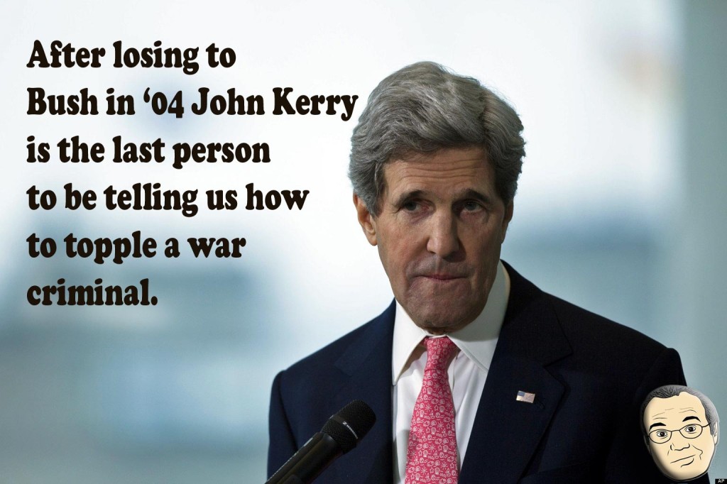We voted for John Kerry. 