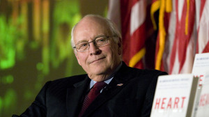 War Criminal Dick Cheney seen here ruining our country.