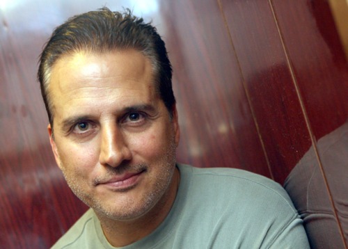 Nick Di Paolo, a Westchester resident recently toured with other comedians with the USO in Afghanistan and was shuttled into a bunker when the base where they performed was bombed. Di Paolo was photographed at Landmark diner in Ossining July 24, 2008.( Carucha L. Meuse / The Journal News )