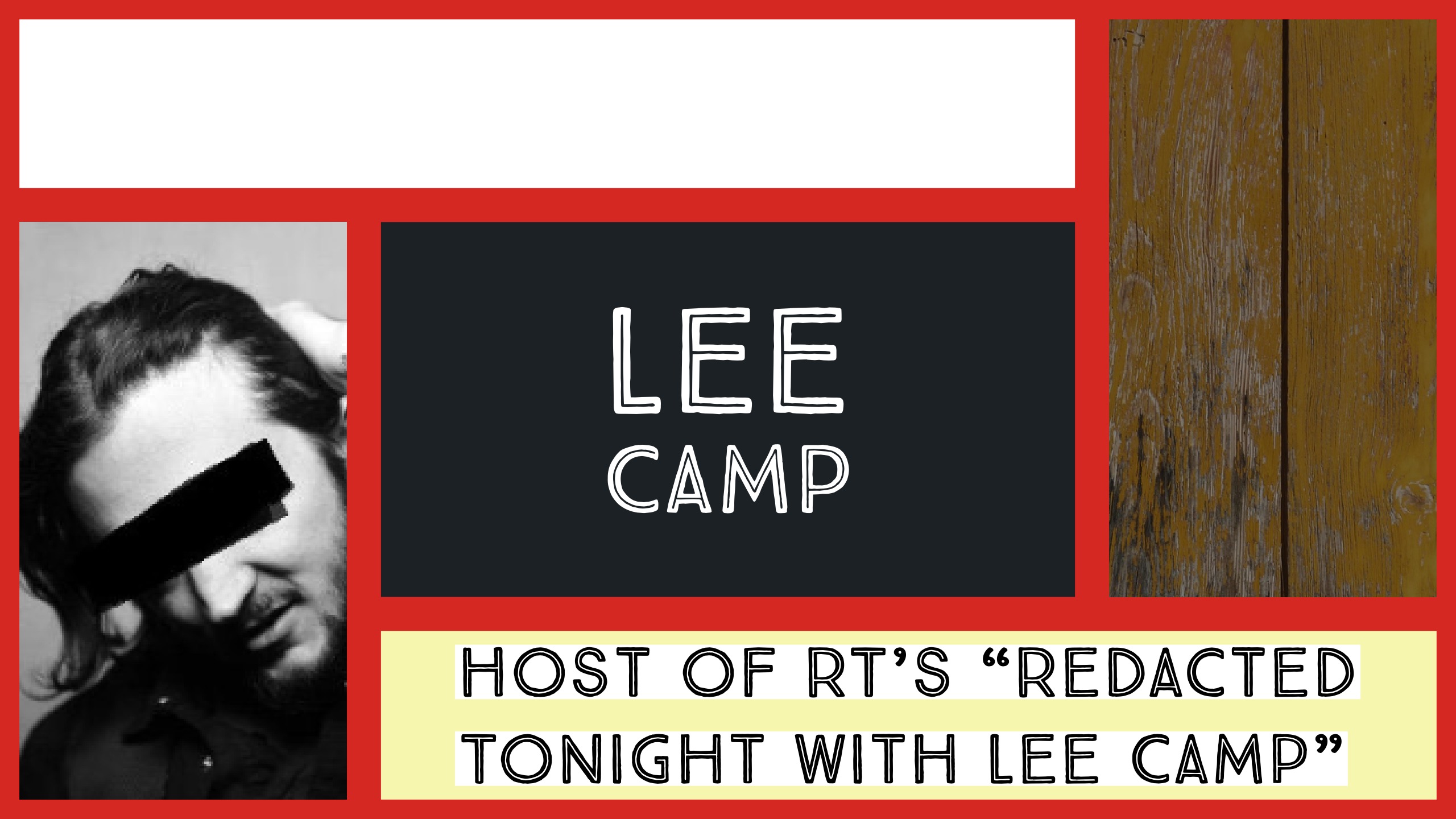 Lee Camp From RT's Redacted Tonight